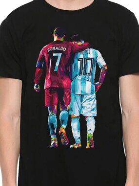 Lionel Messi And Cristiano Ronaldo Unisex T-Shirt  252